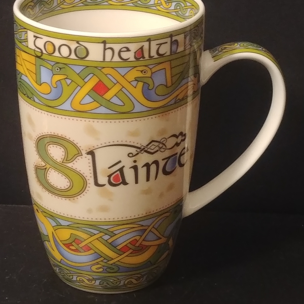 Clara Irish Weave Bone China Mug Slainte